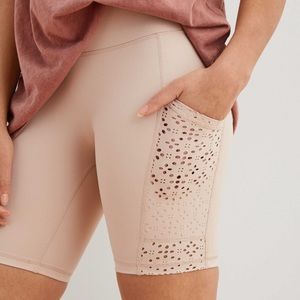 Aerie Lasercut High Waisted Bike Short